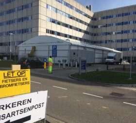 Neptun-Alure-Globe-Triage-Zelt-Maastricht-Krankenhaus