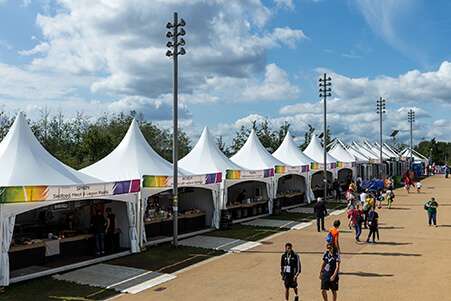 Neptun-Pluto-Eurohockey-London-Pagodenzelt