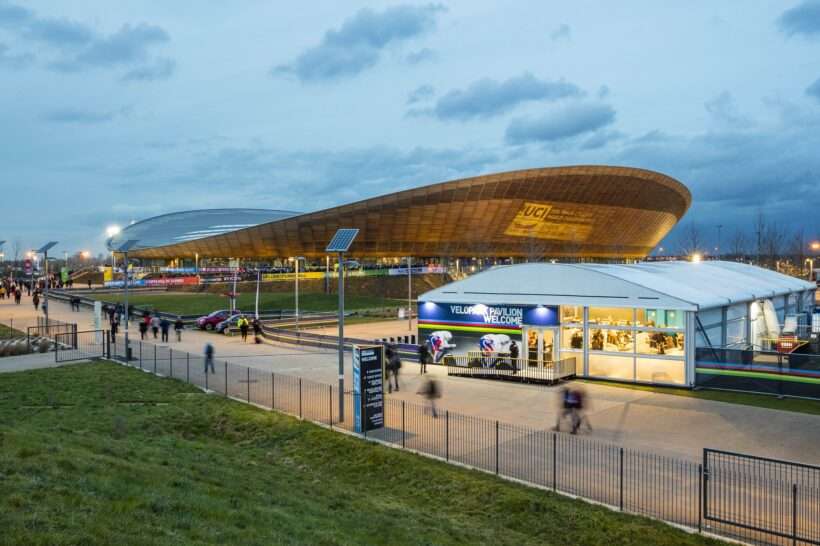 Neptunus Alure Globe UCI Track Cycling Championship London Hospitality Veranstaltungszelt