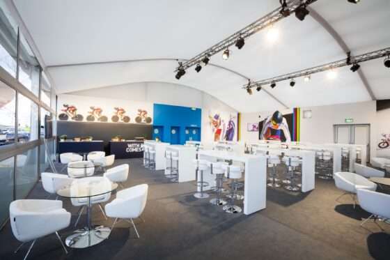 Neptunus Alure Globe UCI Track Cycling Championship London Hospitality Veranstaltungszelt