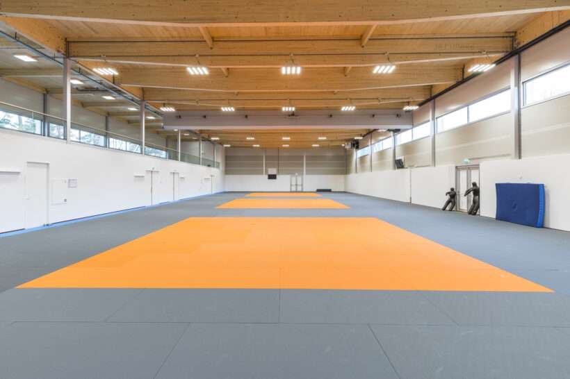 Neptunus Flexolution Judohalle Temporäre Sporthalle Papendal