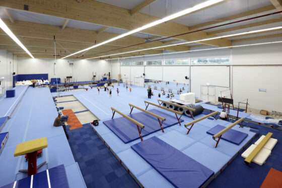 Neptunus Flexolution Turnhal Den Haag Temporäre Sporthalle