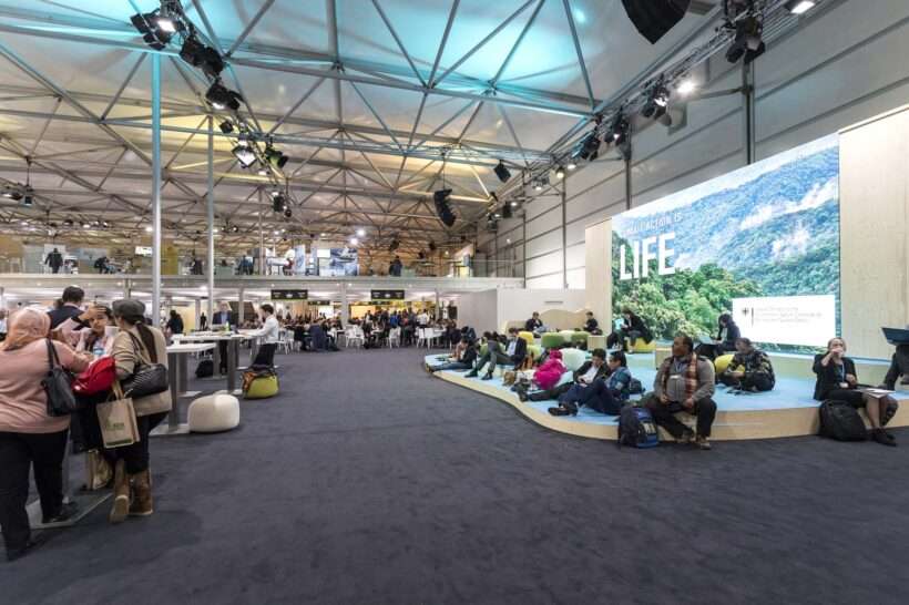 Neptunus evolution cop23 Bonn konferenz event zelt