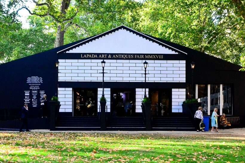 Neptunus Aluhall Lapada Art Antiquesfair London Event Ausstellungsstruktur