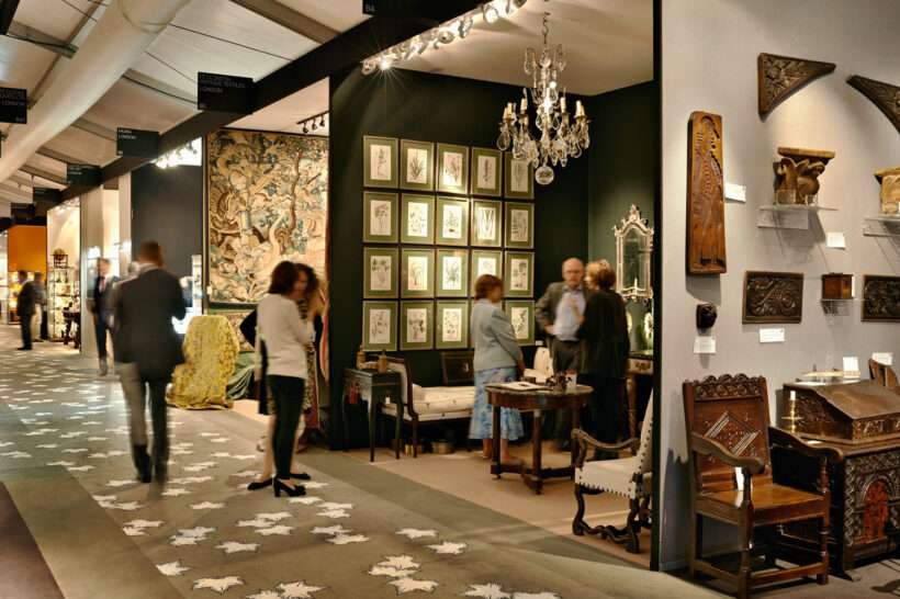 Neptunus Aluhall Lapada Art Antiquesfair London Event Ausstellungsstruktur