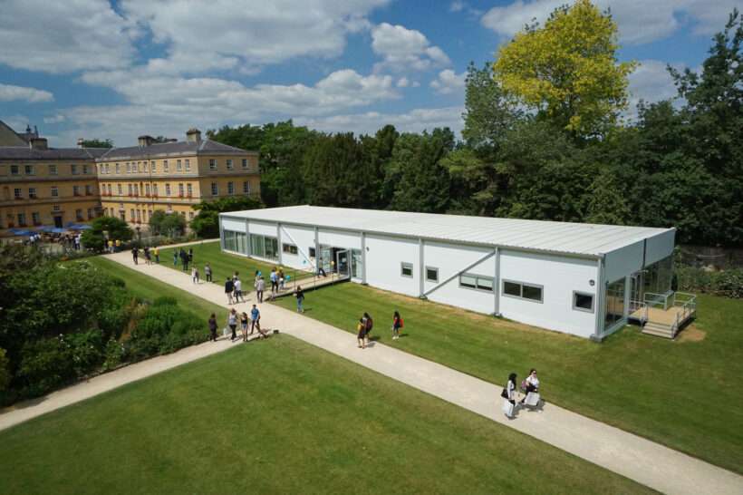 Neptunus Flexolution Temporäre Gebäude mit doppeltem Zweck Trinity College Oxford