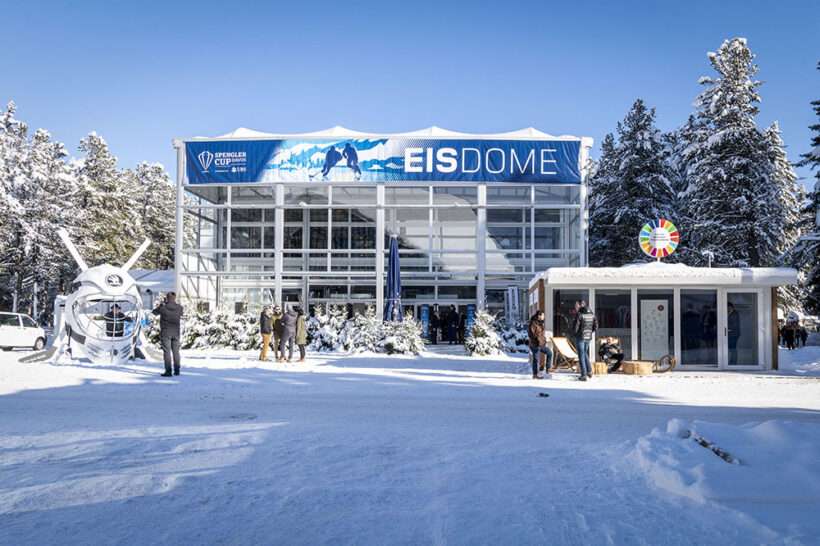 Neptunus-Evolution-Spengler-Cup-Davos-Hospitality-Gebäude