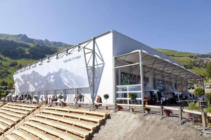 Neptunus-Evolution-Festival-Verbier-temporärer Konzertsaal